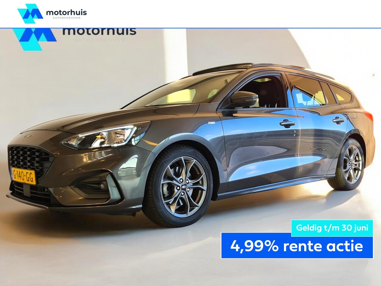 Ford Focus Wagon - 1.5 EcoBoost 182pk ST-Line Business PANO LMV NAVI - AutoWereld.nl