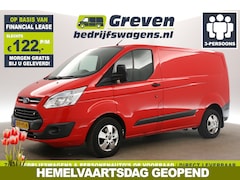 Ford Transit Custom - 270 2.2 TDCI L1H1 Airco Cruise Trekhaak 3 Persoons Elektrpakket Stoelverwarming Schuifdeur
