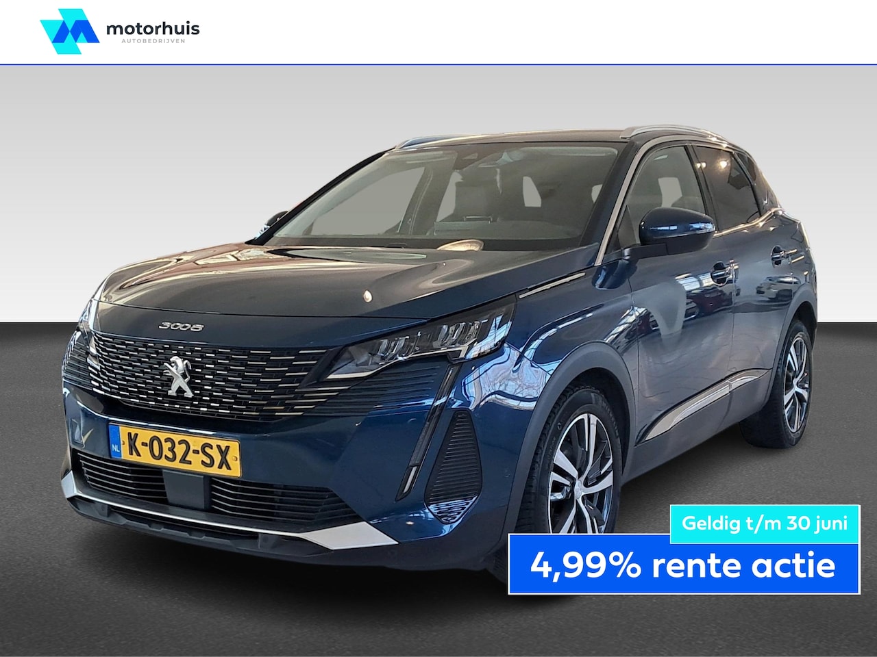 Peugeot 3008 - 1.2 PureTech 130pk Blue Lease Allure / Navigatie / LED / Camera - AutoWereld.nl