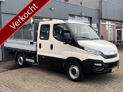 Iveco Daily - 35S12D 2.3 345 6 persoons 3500kg trekgewicht Airco Euro 6 Pick-up Open laadbak Bakwagen 1e