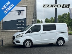 Ford Transit Custom - 300 2.0 TDCI L1H1 Limited DC*AUTOMAAT*HAAK*CRUISE
