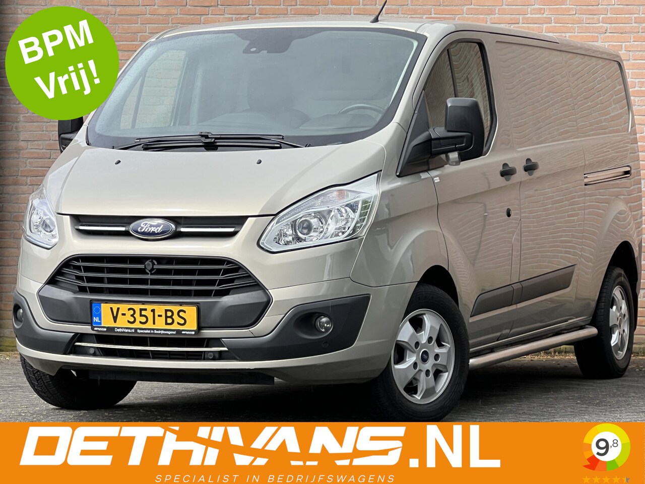 Ford Transit Custom - 2.0TDCI 130PK Lang / 2x Schuifdeur / Euro6 - AutoWereld.nl