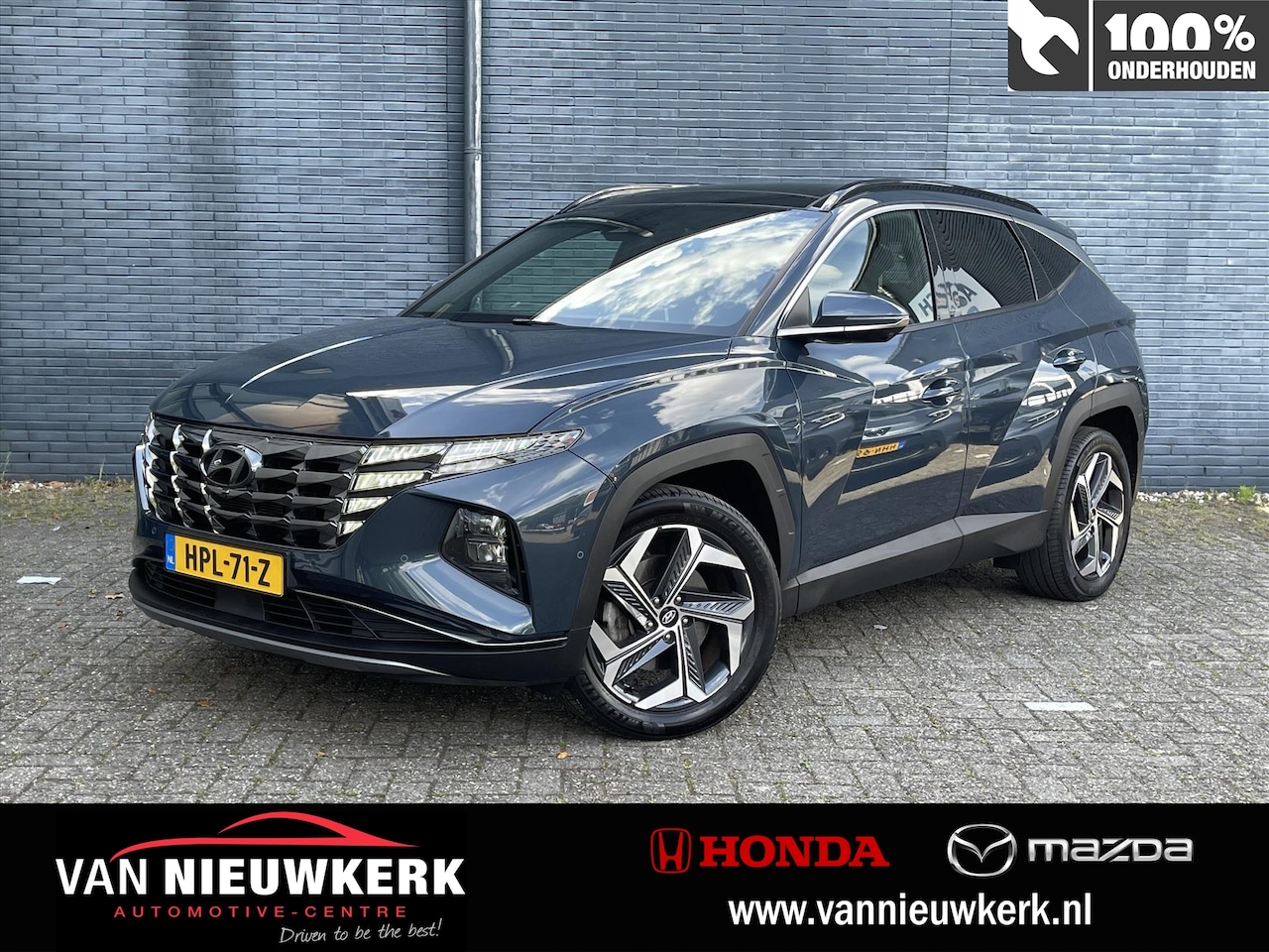 Hyundai Tucson - 1.6 T-GDi HEV 230pk Automaat Premium Sky | Panoramisch schuif-/kanteldak | Leer | KRELL Au - AutoWereld.nl