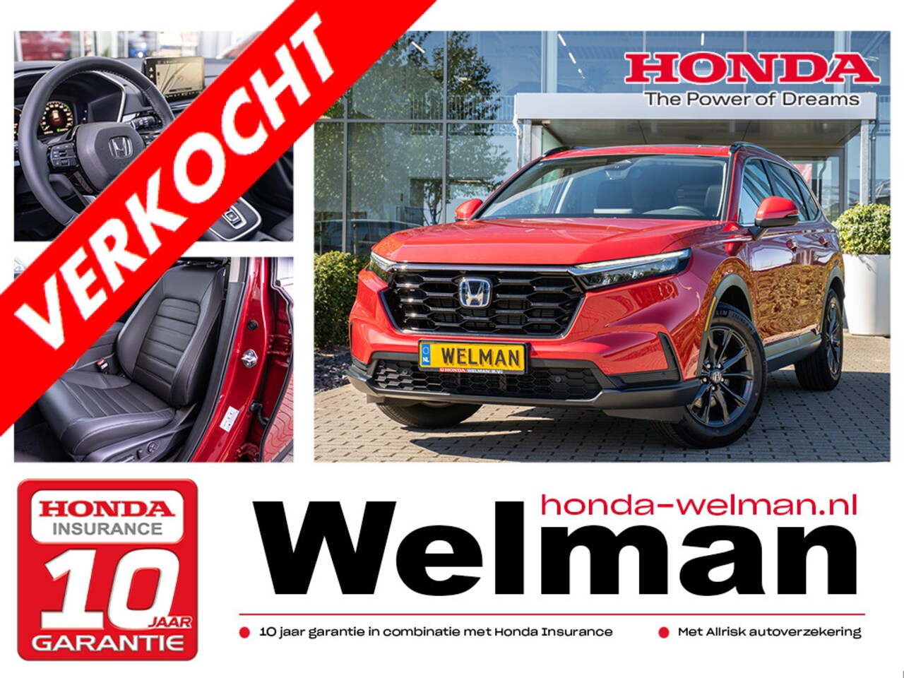 Honda CR-V - 2.0i e:HEV 30th ANNIVERSAY EDITION - AKTIE - NIEUW - FULL HYBRID - AUTOMAAT - AutoWereld.nl