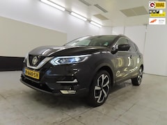 Nissan Qashqai - 1.3 DIG-T 140PK Tekna+leder+pano-dak+navigatie+camera+led+19"lmv = TOP