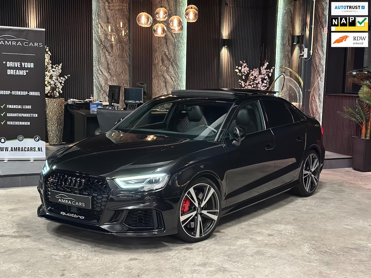 Audi A3 Limousine - 2.5 TFSI RS 3 quattro|PANO|BOMVOL|ABT|DEALER OND. - AutoWereld.nl