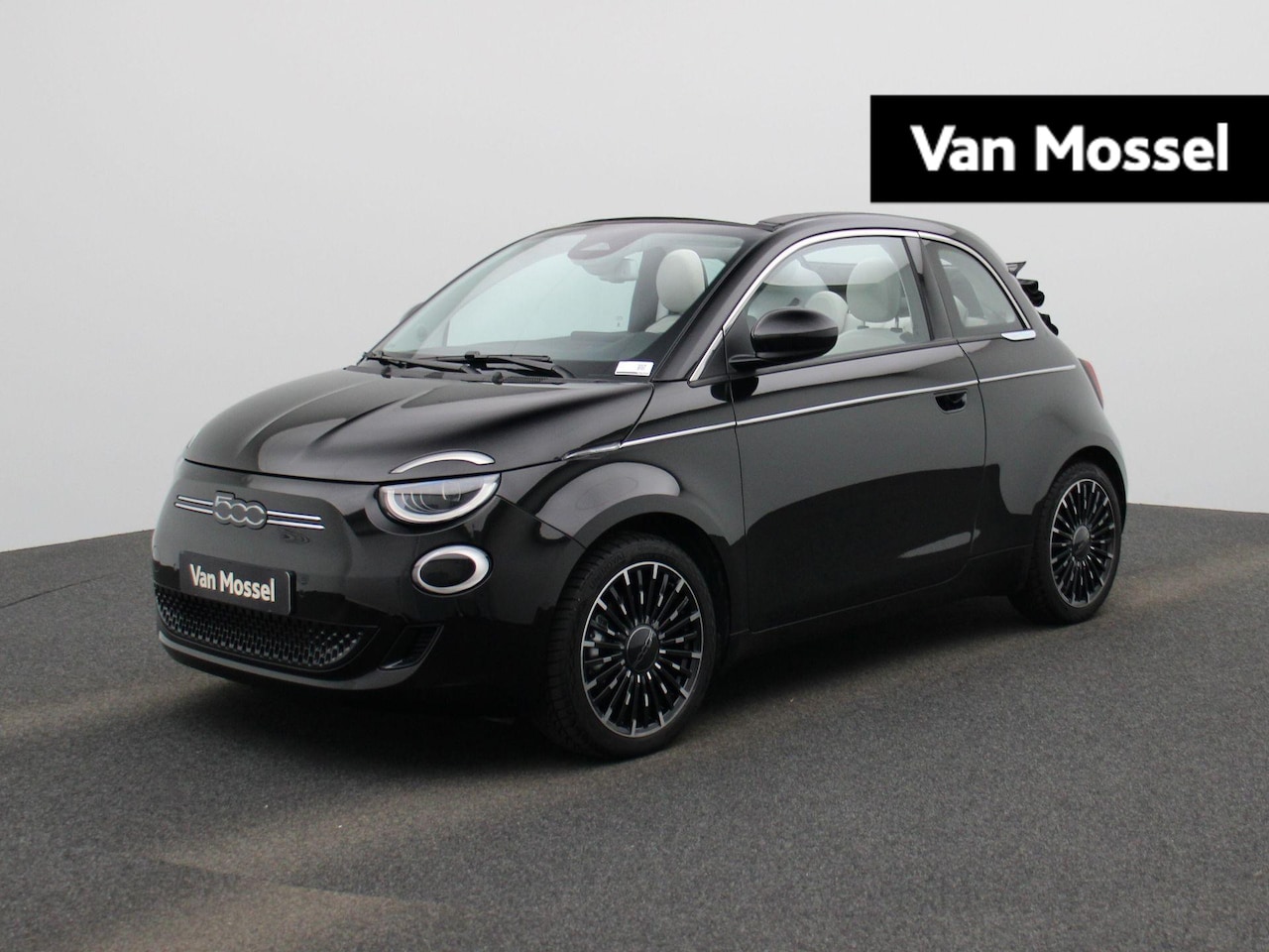 Fiat 500e - Cabrio 42kWh La Prima By Bocelli | Cabrio | Navigatie | Camera | Leder | - AutoWereld.nl