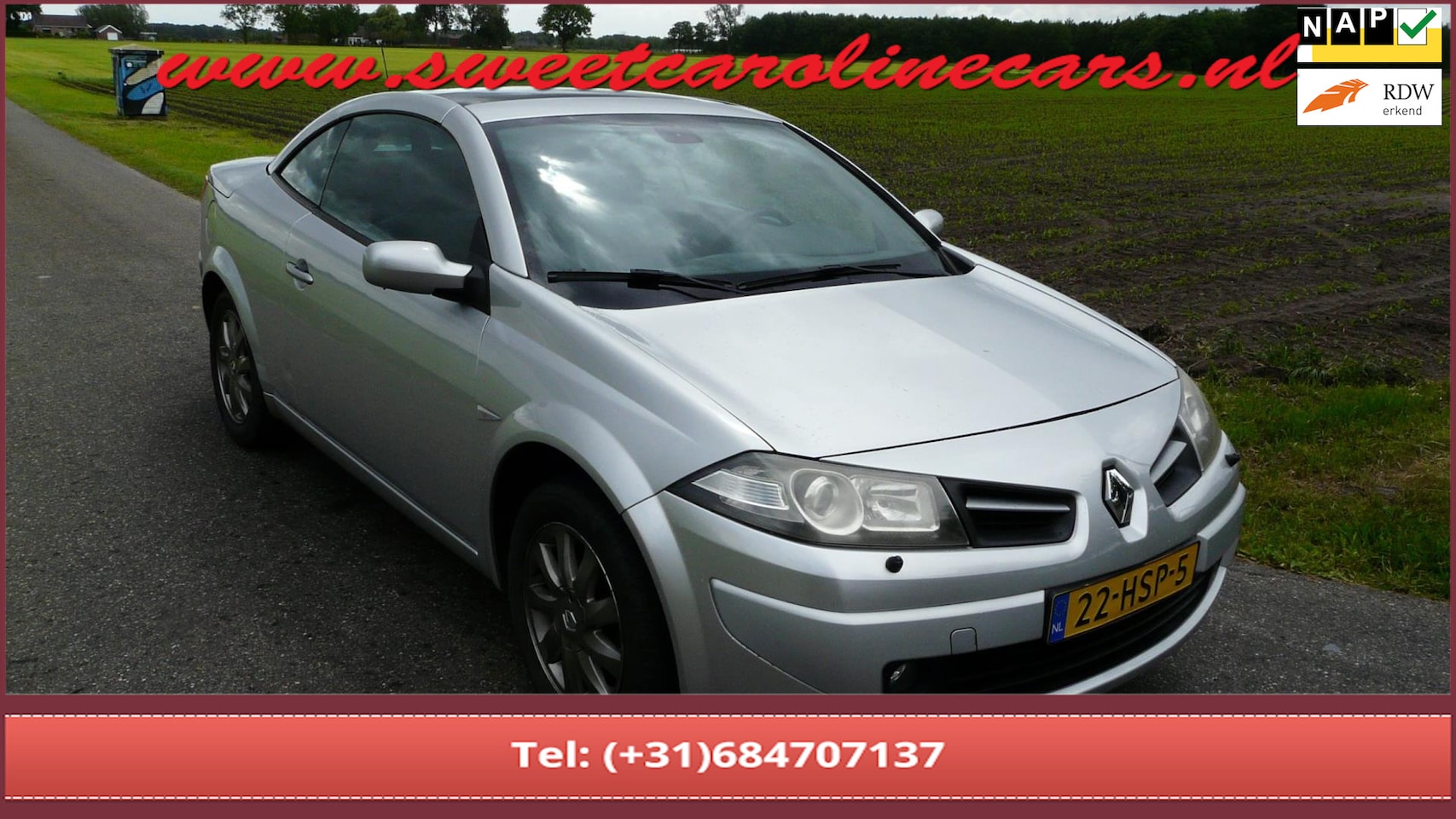 Renault Mégane coupé cabriolet - 2.0-16V Tech Line 2.0-16V Tech Line,Panoramadak,Elec.pakket,Leder,Navi/Audio,Lmv's! - AutoWereld.nl