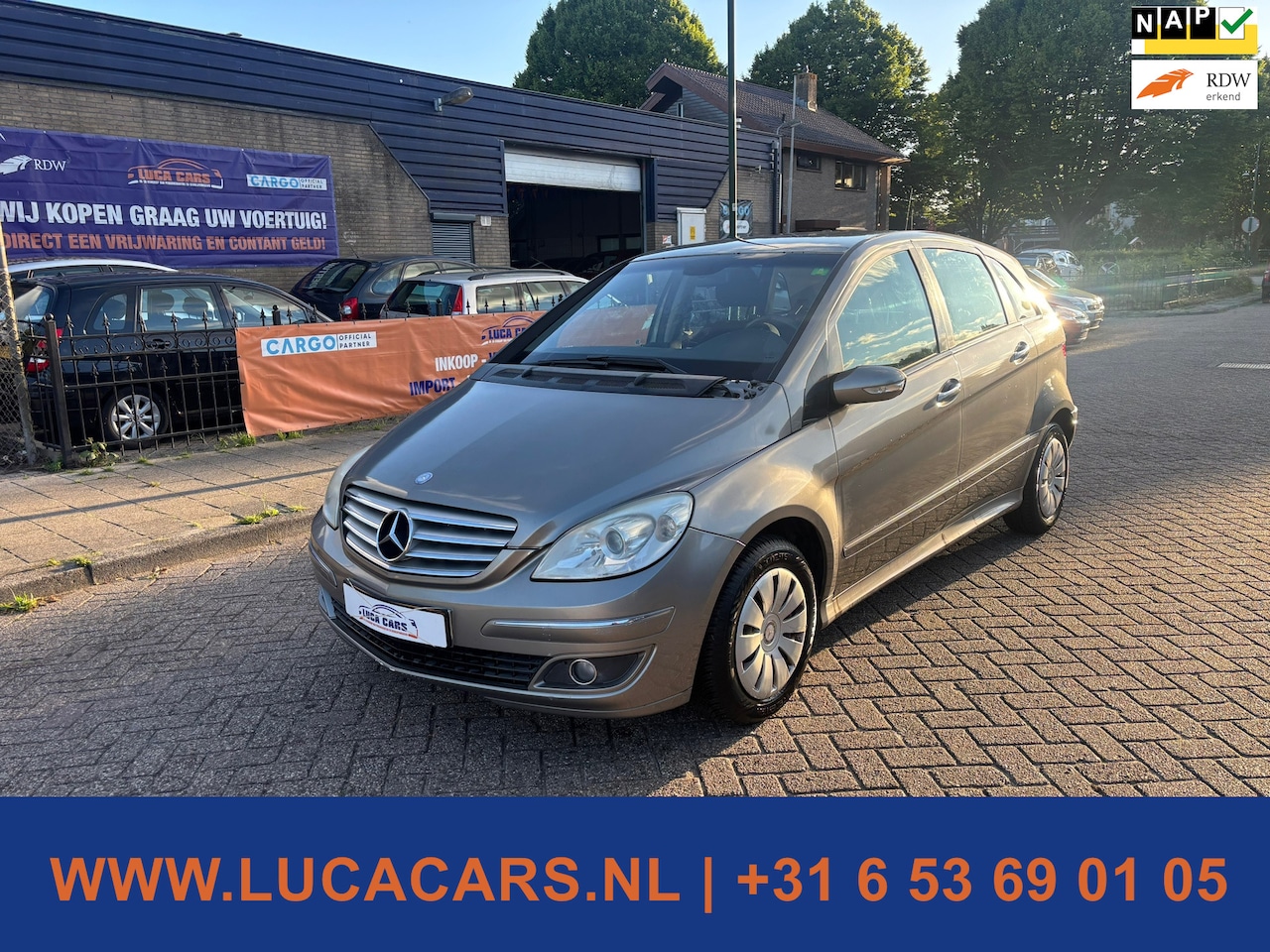 Mercedes-Benz B-klasse - 170 2X SLEUTEL + BOEKJES! NIEUWE APK! - AutoWereld.nl