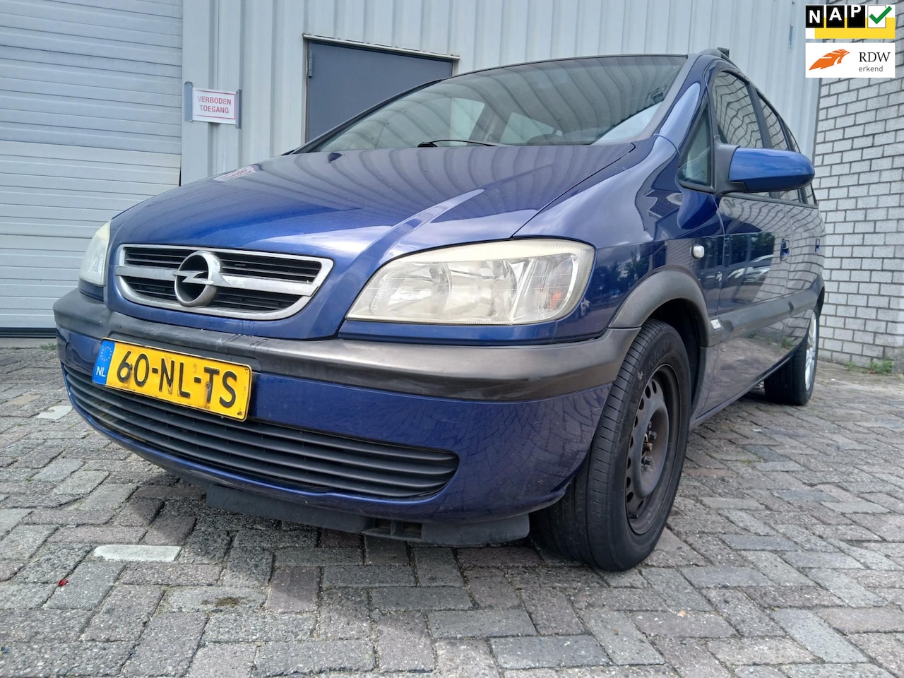 Opel Zafira - 1.6-16V Comfort - Airco - Schade - Start niet - AutoWereld.nl