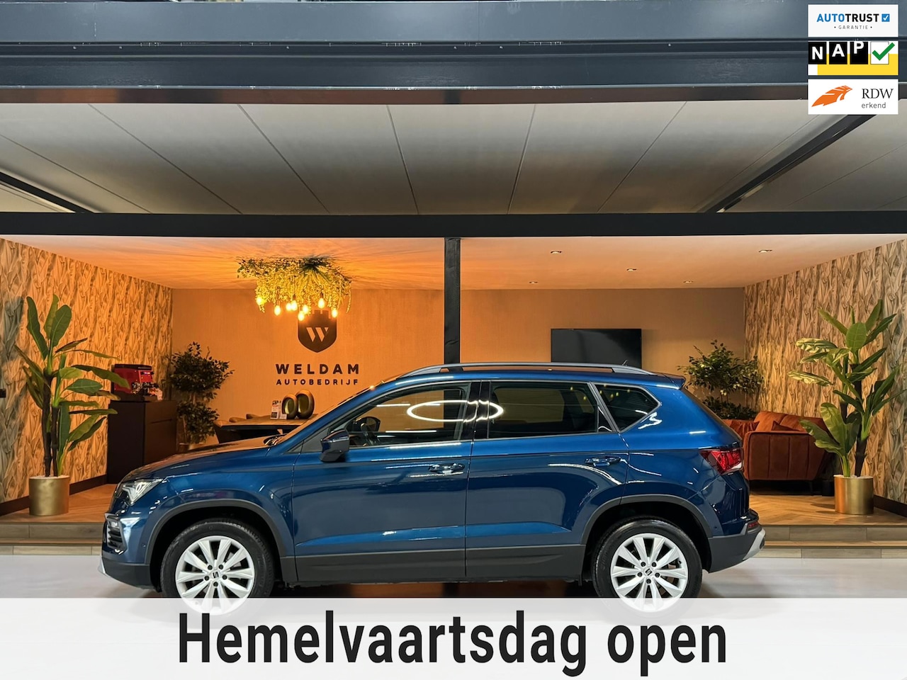 Seat Ateca - 1.5 TSI Style Garantie Facelift Virtueel Cockpit Keyless Led Xenon Cruise Navigatie PDC Cl - AutoWereld.nl