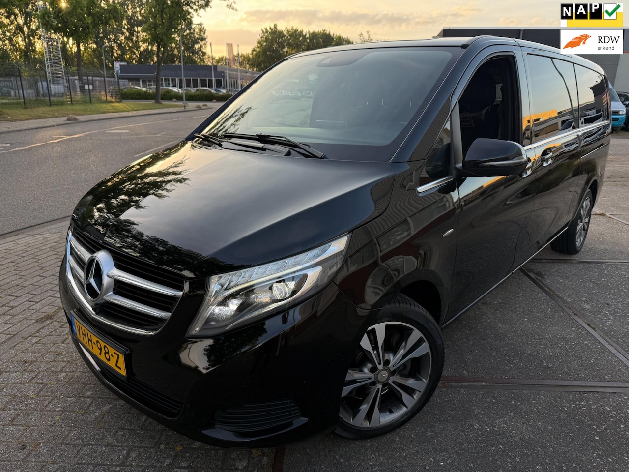 Mercedes-Benz V-klasse - 250d EXTRA LANG GRIJS-KENT DUBBEL-CAB 360CAM LEER NAVI LUXE - AutoWereld.nl