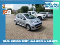 Peugeot 107 - Black en Silver 1.0, 3mnd gar., jaar APK, beurt, carplay radio