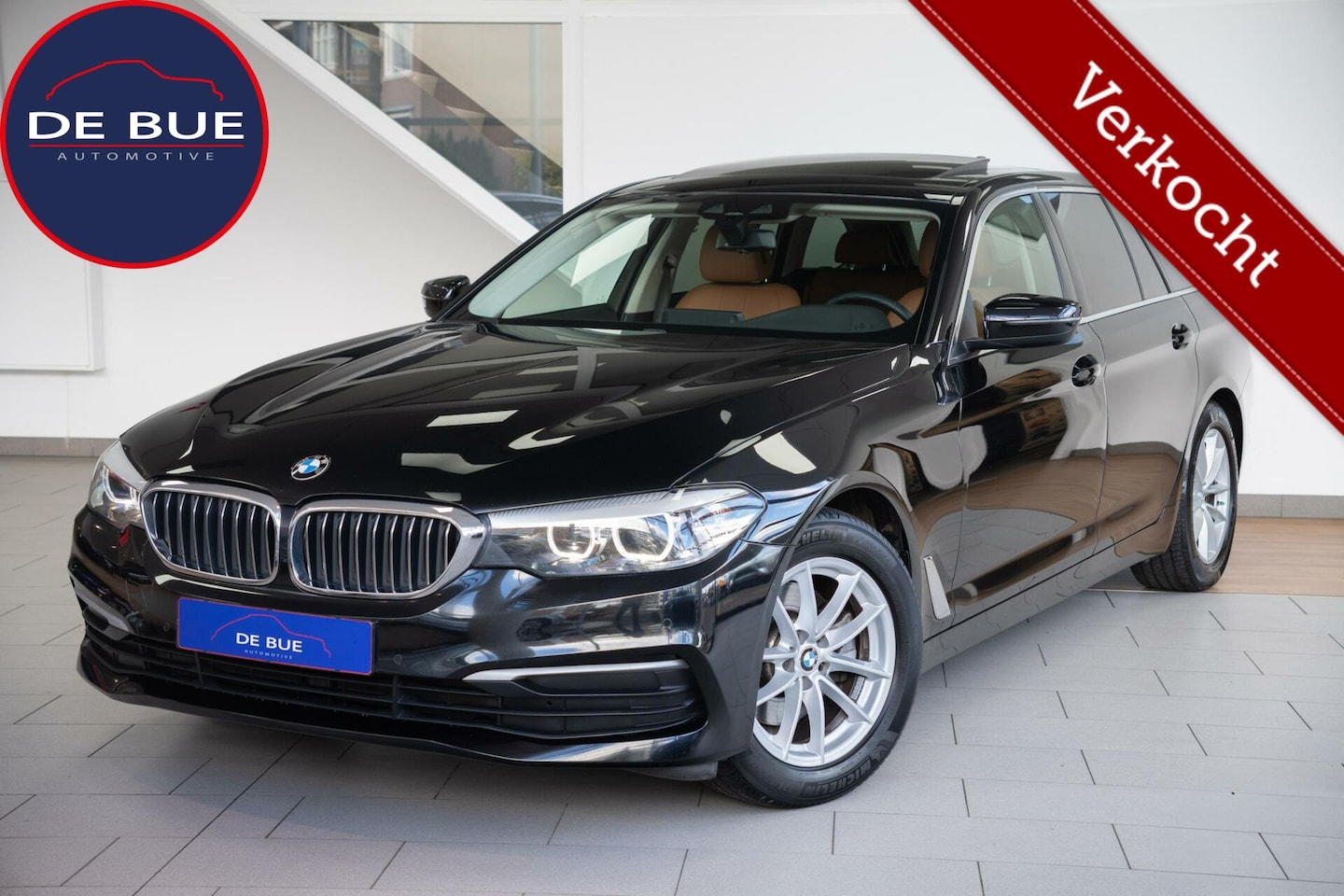 BMW 5-serie Touring - 520d 190PK G31 High Executive M-Sport 2e Eig Aut.8 EU6 Panorama Leder Camera LED Dealer On - AutoWereld.nl