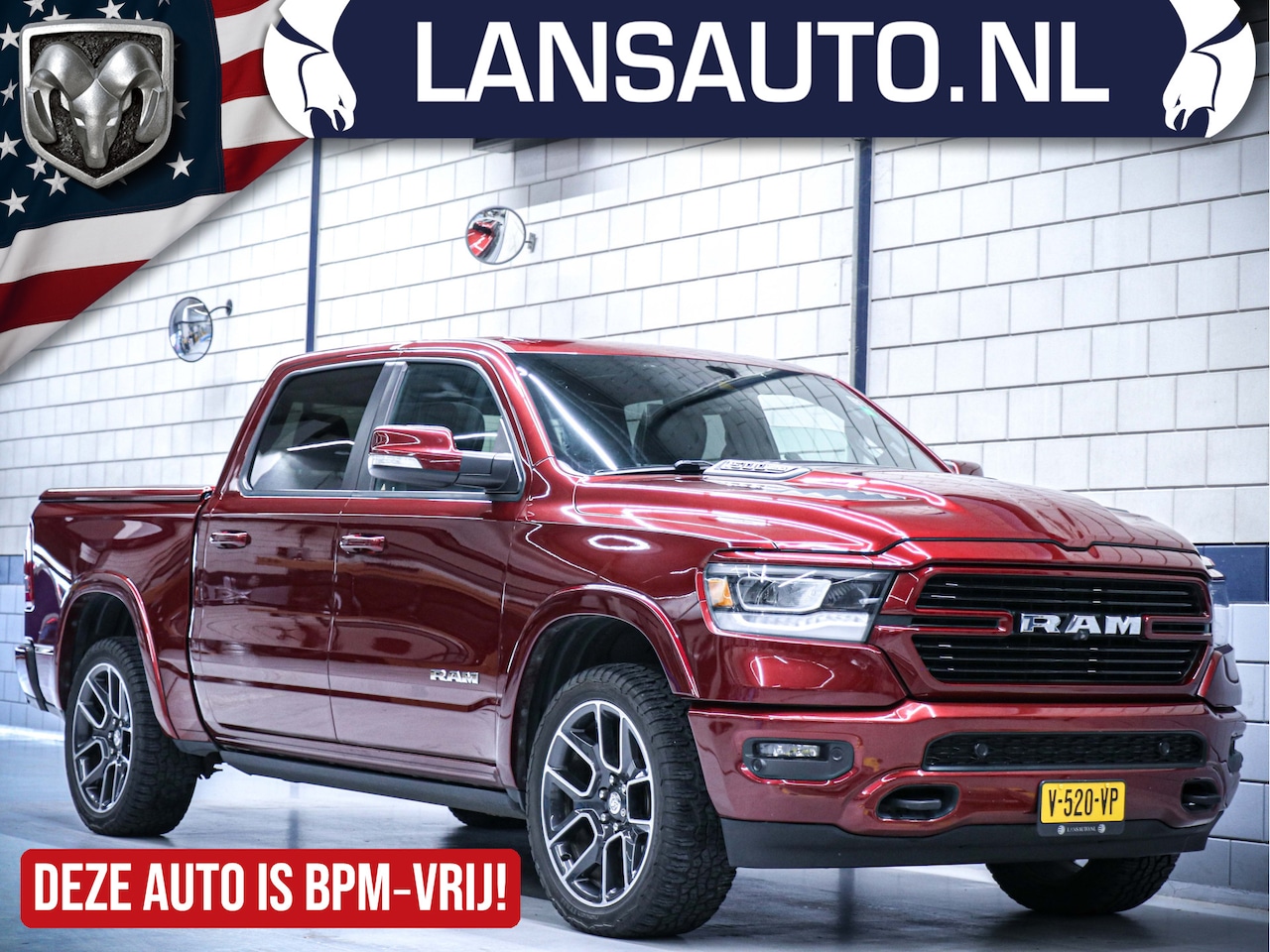 Dodge Ram 1500 - Laramie | Luchtvering + Full Option! | 5.7L HEMI V8 4x4 - AutoWereld.nl