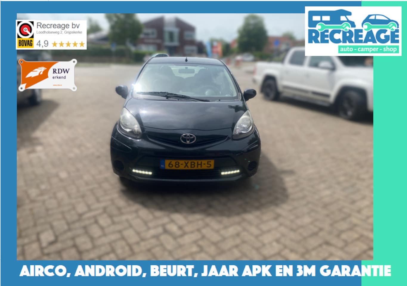 Toyota Aygo - 1.0 12v VVT-i Aspiration, jaar APK, 3 maanden garantie, beurt, carplay radio - AutoWereld.nl