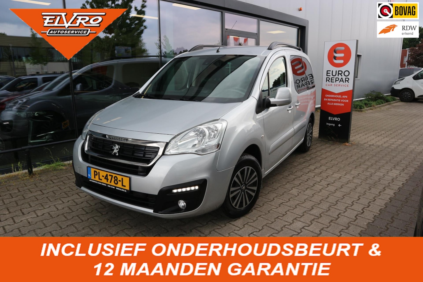 Peugeot Partner Tepee - 1.2 PureTech Active AIRCO CRUISE PDC TREKHAAK RIJKLAARPRIJS!! - AutoWereld.nl
