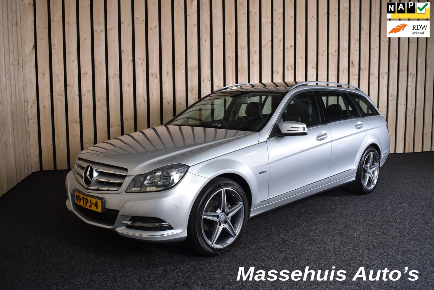 Mercedes-Benz C-klasse Estate - 180 Business Class Avantgarde 163dkm Wegklapbare trekhaak Navi Cruise Clima LED Nwe APK - AutoWereld.nl