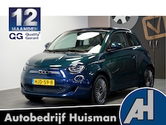 Fiat 500 - 500e Icon 42 kWh PANORAMADAK + CAMERA + CLIMA + CRUISE + LANE ASSIST + NAVI GROOT SCHERM +