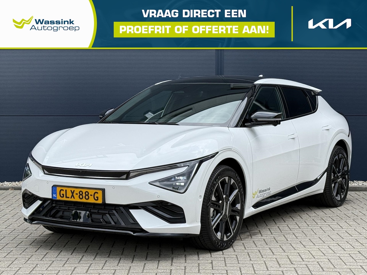 Kia EV6 - 84kWh 229pk RWD GT-Line | Nieuw model | 360* Camera | Stoel ventilatie | Elektrische stoel - AutoWereld.nl