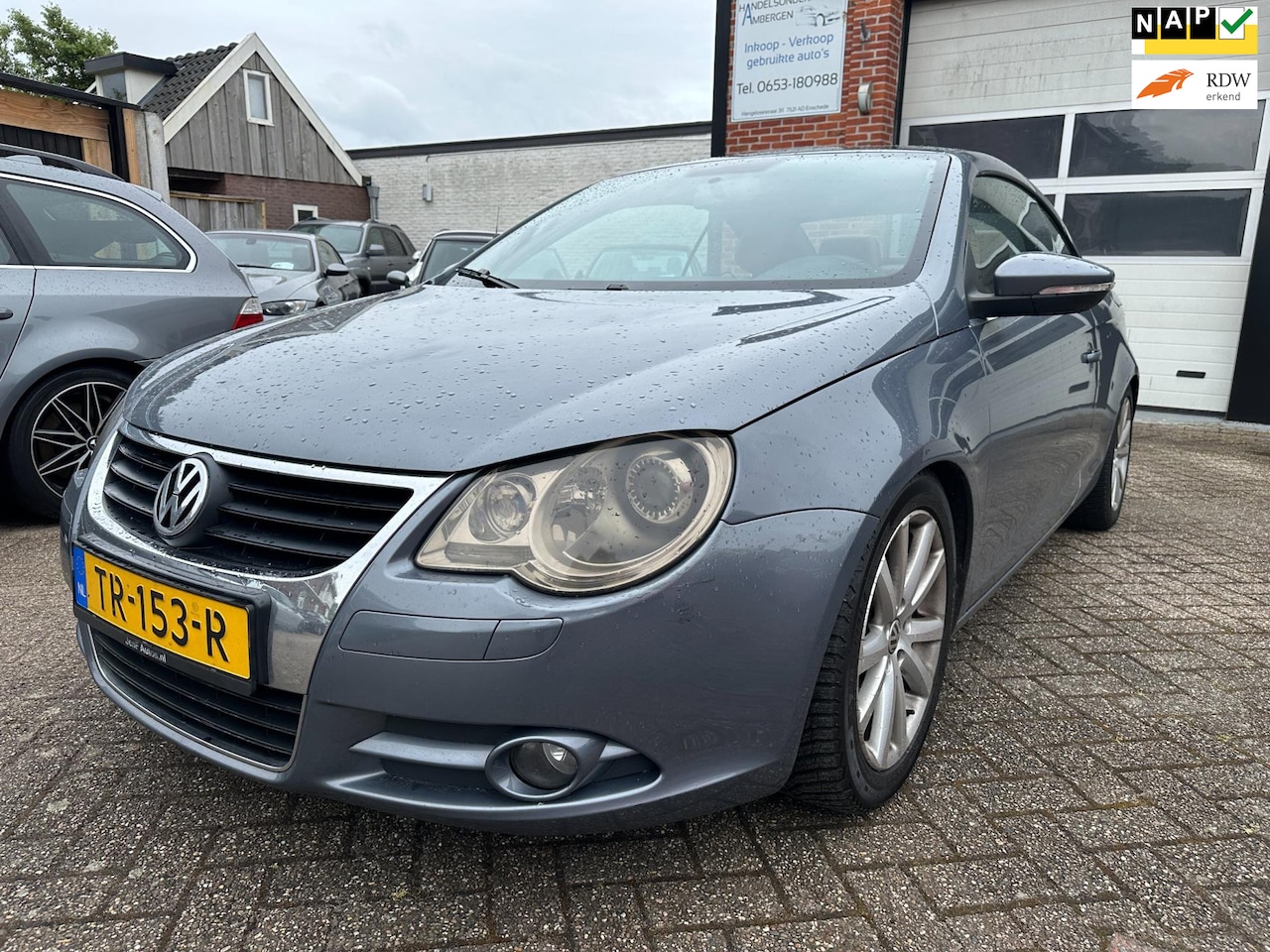 Volkswagen Eos - 1.4 TSI Highline NAVI-CRUISE-CLIMA-PDC-LEDER - AutoWereld.nl