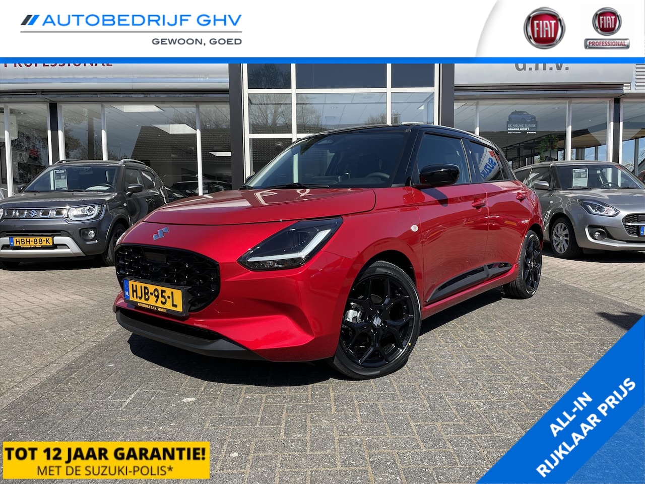 Suzuki Swift - New 1.2 Smart Hybrid 83pk Select | 17" | Black Rhino | - AutoWereld.nl