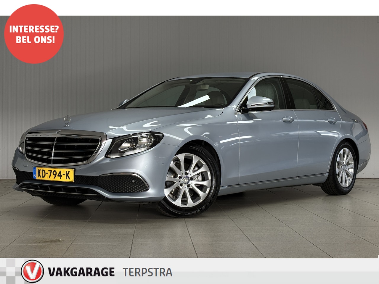 Mercedes-Benz E-klasse - 220 d/ 195pk!/ Sfeerverl./ Vol Leder/ Luchtvering/ Camera/ Navi/ Clima/ Cruise/ Elek. pakk - AutoWereld.nl
