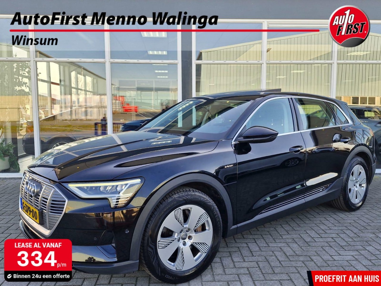 Audi e-tron - e-tron 55 quattro advanced 95 kWh | Panoramadak | Cruise control | Navi | - AutoWereld.nl