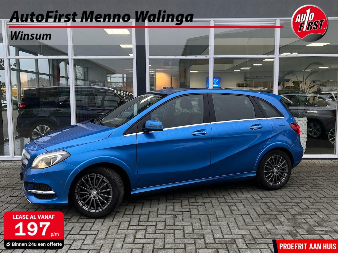 Mercedes-Benz B-klasse - 250 e Ambition 28 kWh | 3-Fase | Stoelverwarming | Achteruitrijcamera | Navi | Memory Seat - AutoWereld.nl