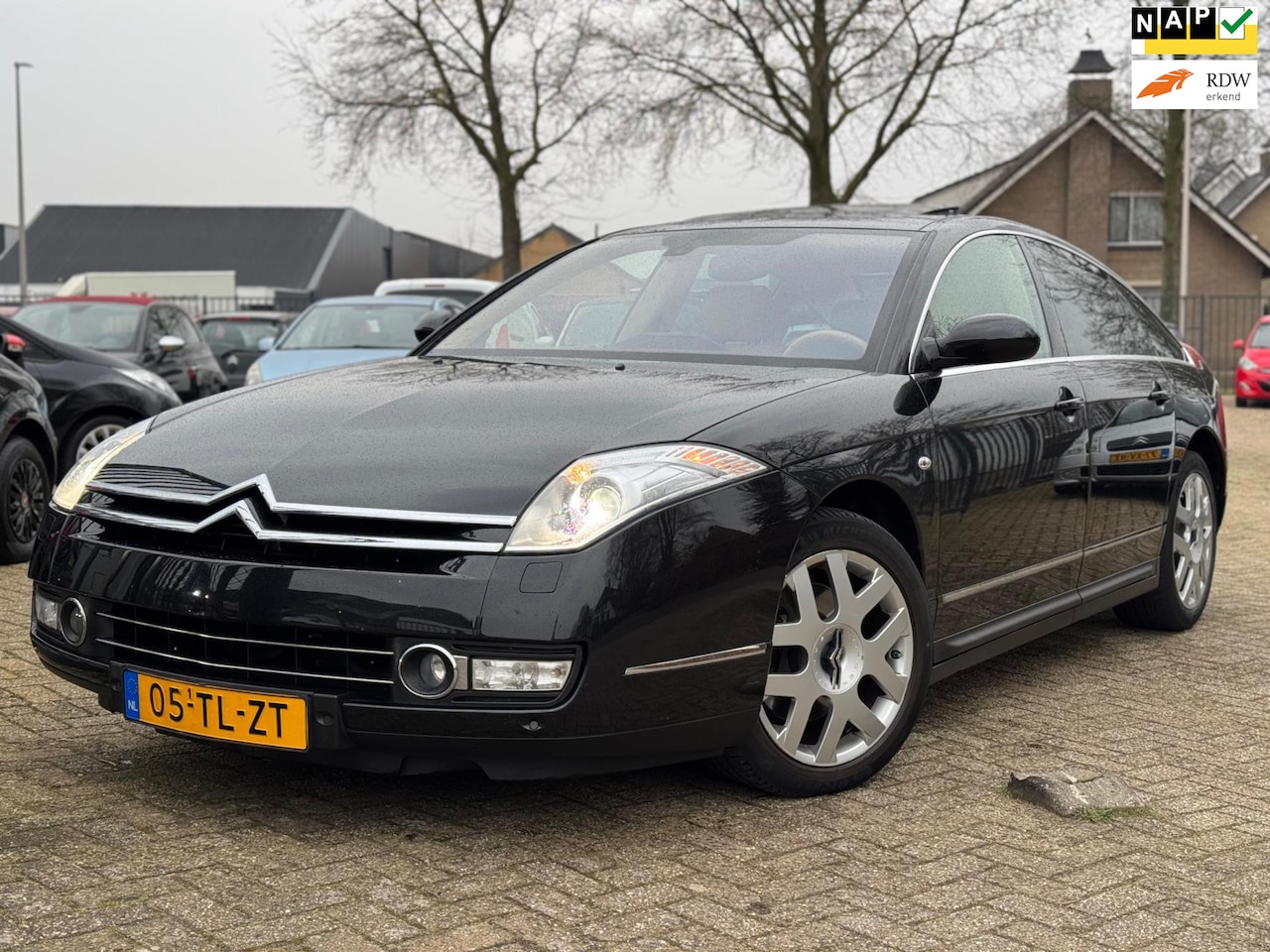 Citroën C6 - 2.7 HdiF V6 Exclusive AUTOMAAT 133DKM NW.APK SCHUIFDAK DEALER ONDERHOUDEN - AutoWereld.nl