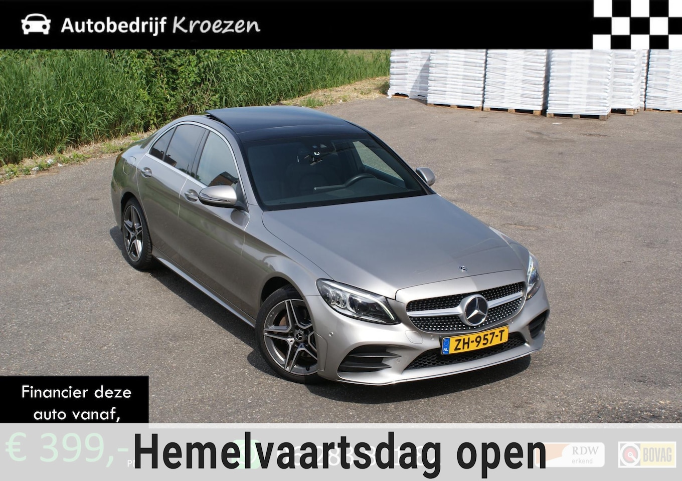 Mercedes-Benz C-klasse - 180 ///AMG Pakket | Pano | Virtual display | Incl BTW | - AutoWereld.nl