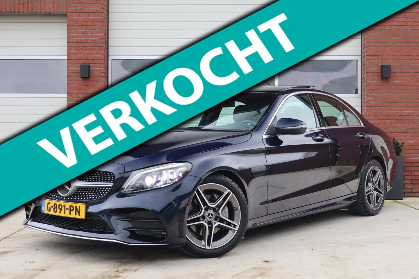 Mercedes-Benz C-klasse - 200 184pk AMG-line - Panoramadak - Multibeam - Virtual - Sfeerverlichting - Alcantara - Ca - AutoWereld.nl