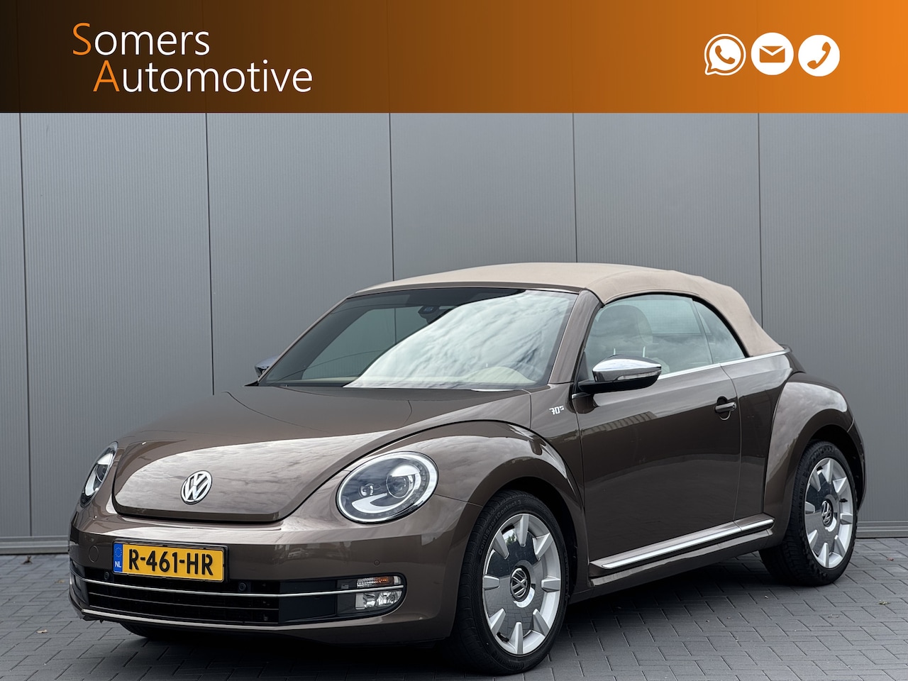 Volkswagen Beetle Cabriolet - 1.4 TSI DSG 70's Edition | Leder | Xenon LED | Keyless | Fender Audio | Retro 18" - AutoWereld.nl
