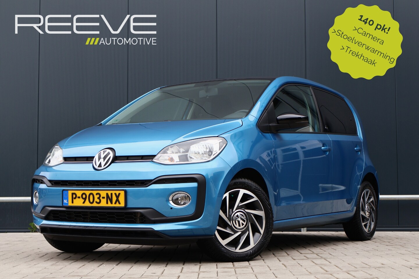 Volkswagen Up! - 1.0 TSI High up! 140pk! | Stoelverwarming | Camera | Trekhaak | Lichtmetaal | Bluetooth - AutoWereld.nl