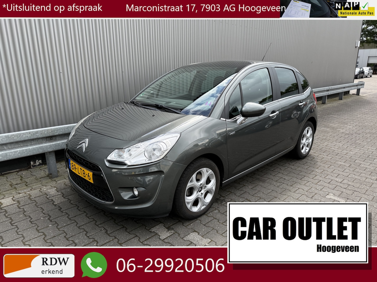 Citroën C3 - 1.6 VTi Exclusive AUTOMAAT, Clima, Navi, CC, PDC, Pano, LM, Afn.Trekh, nw. APK – Inruil Mo - AutoWereld.nl