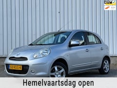 Nissan Micra - 1.2 Acenta 1e Eigenaar, Airco, CruiseControle, PDC, ElektrischeRamen, 5DeursDealerOnderhou