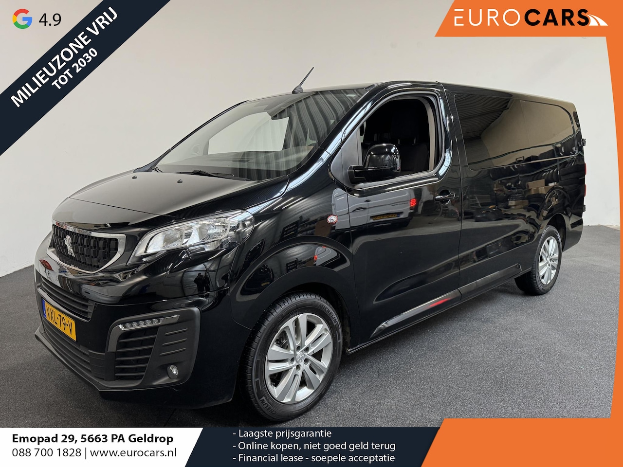 Peugeot Expert - 2.0 BlueHDI 180PK Long L3 Premium Dubbele Cabine Automaat Navigatie Airco Cruise Control - AutoWereld.nl