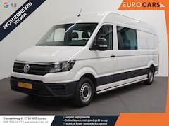 Volkswagen Crafter - 140pk L4H3 / L3H2 Dubbele cabine Airco Cruise control Trekhaak Navigatie Carplay Camera Si