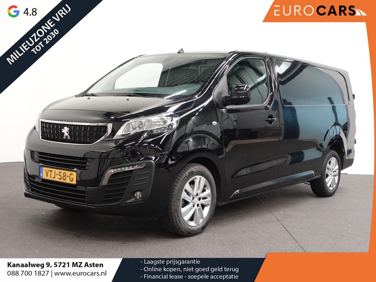 Peugeot Expert - 2.0 BlueHDI 180PK Long L3H1 Premium Automaat Navigatie App-Connect Cruise Control Airco LM - AutoWereld.nl
