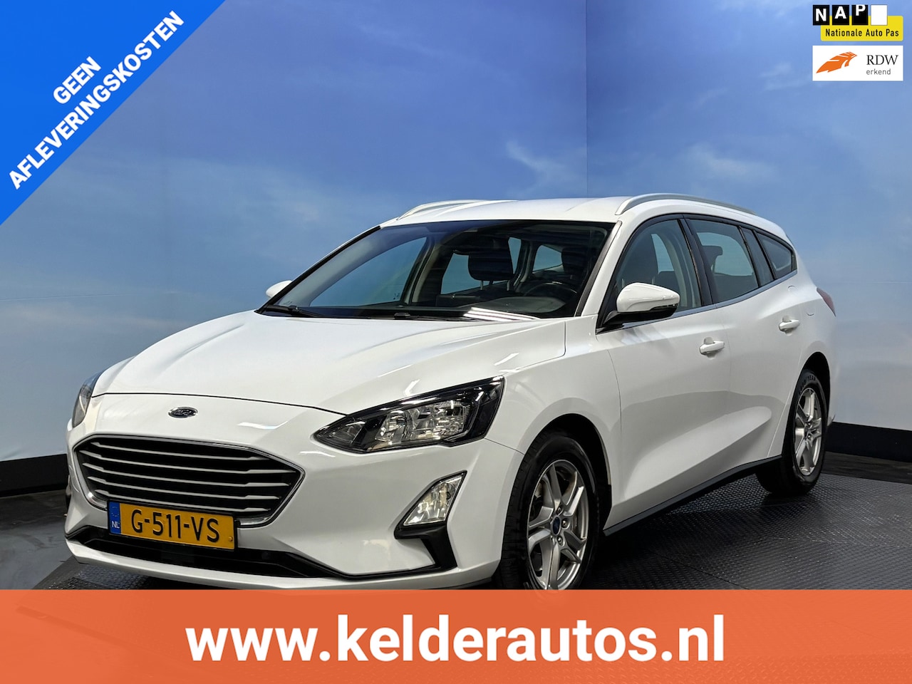 Ford Focus Wagon - 1.0 EcoBoost Trend Edition Business Navi | Airco | Cruise | PDC - AutoWereld.nl