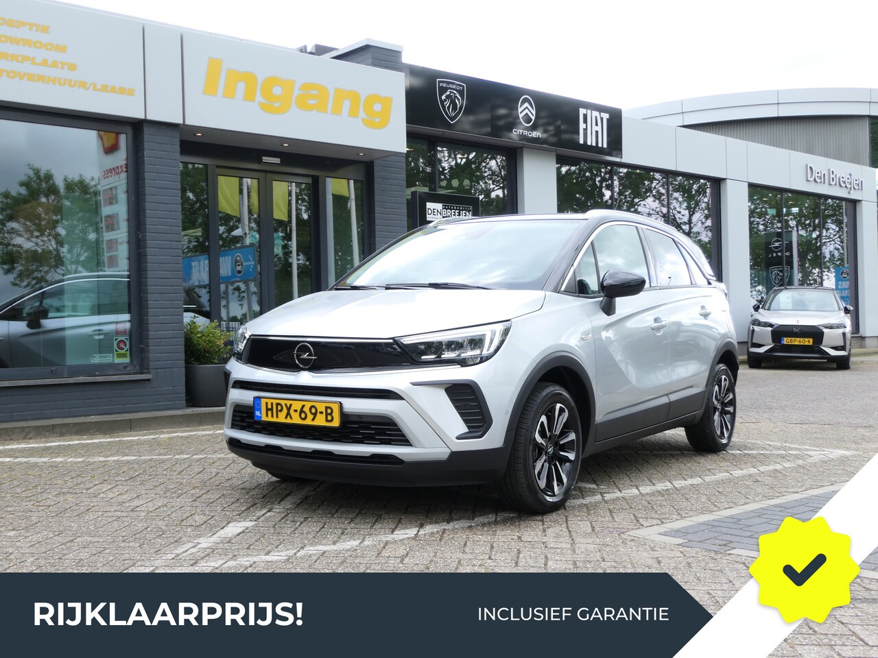 Opel Crossland - 1.2 Turbo 130pk Elegance Automaat | Panoramadak | Navigatie - AutoWereld.nl