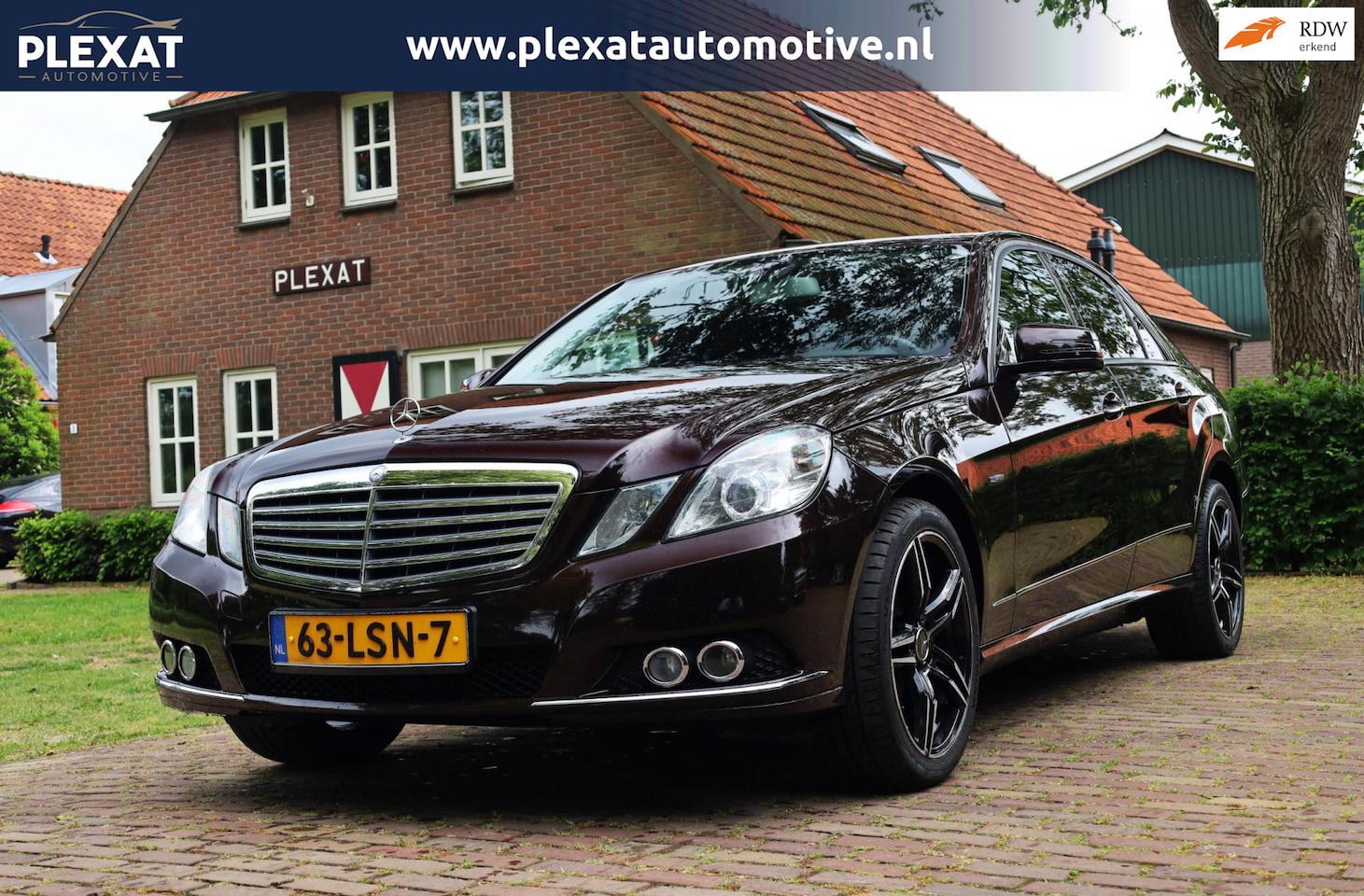 Mercedes-Benz E-klasse - 200 CGI Elegance | Cuprite brown | Volledig onderhouden | Keurige staat | Navigatie | Hand - AutoWereld.nl