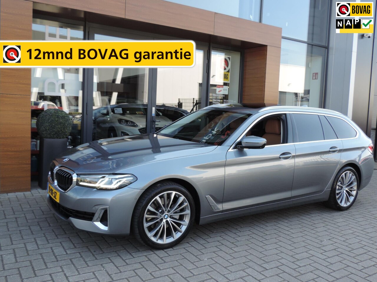 BMW 5-serie Touring - 520i High Executive Edition | HarmanKardon | Panoramadak | Wegkl.th | 19” | Leer/Memory/St - AutoWereld.nl