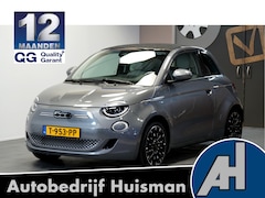 Fiat 500 C - La Prima 42 kWh NAVI KLEUR + CABRIODAK ELEKTRISCH + JBL AUDIO + LEER + CLIMA + ADAPT.CRUIS