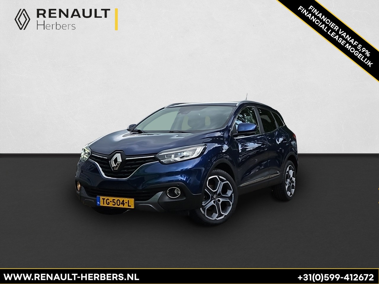 Renault Kadjar - 1.2 TCe Intens TREKHAAK / LEER / 19 INCH - AutoWereld.nl