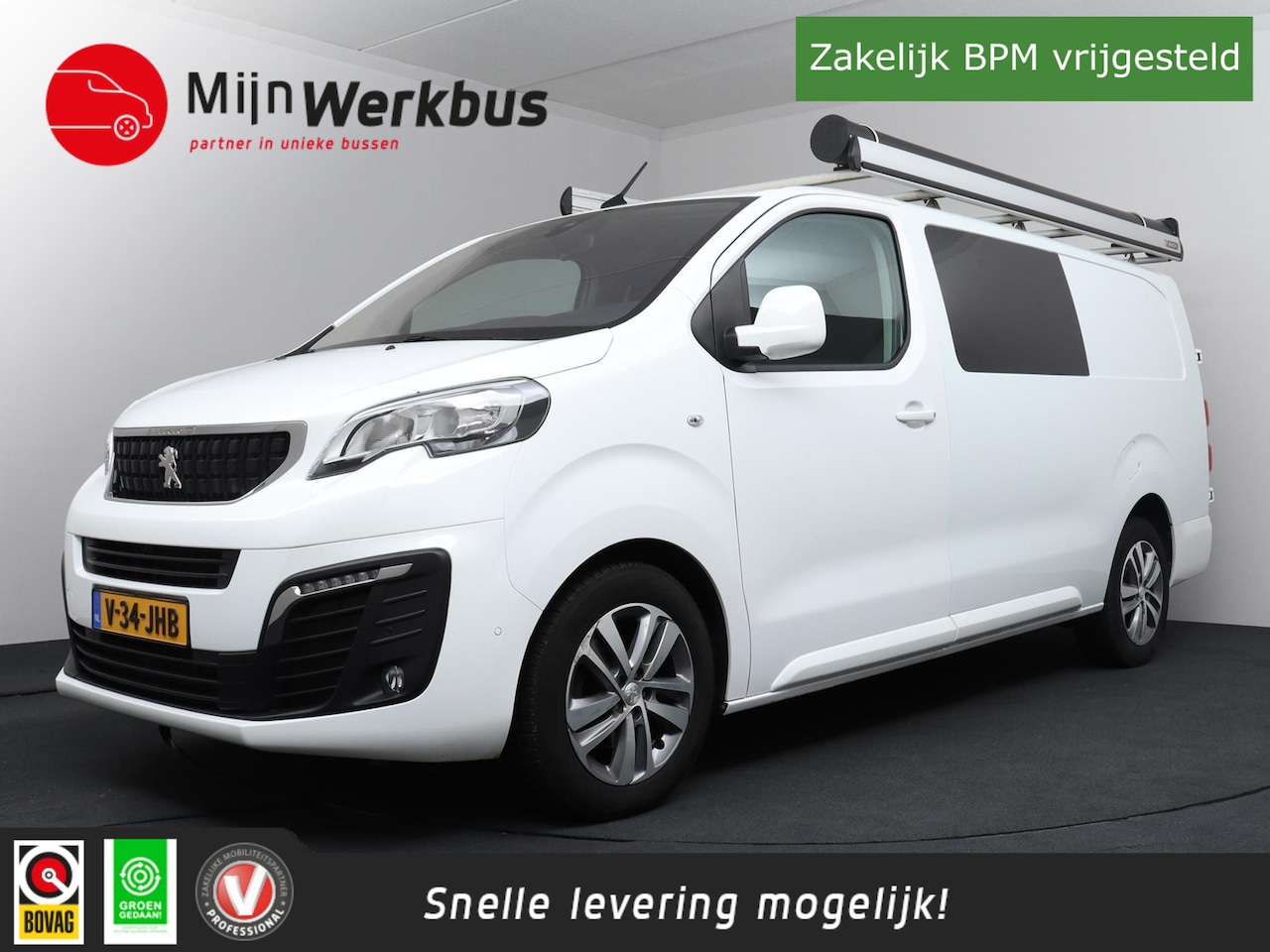 Peugeot Expert - 2.0 BlueHDI 120 Long Asphalt DC Automaat | Imperiaal | Trekhaak! - AutoWereld.nl