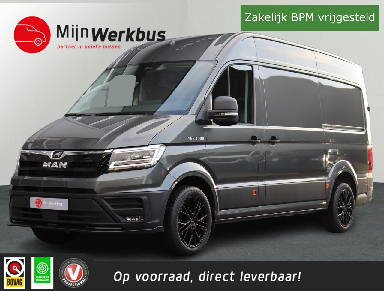 MAN TGE - 35 2.0 L3H3 180pk automaat FACELIFT 2x schuif | LED | Navi - AutoWereld.nl