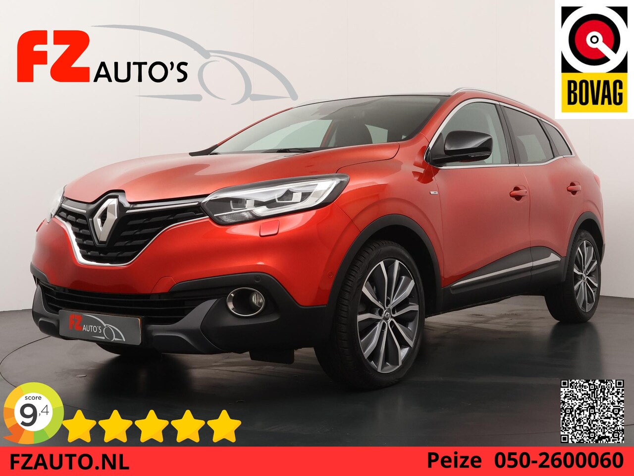 Renault Kadjar - 1.2 TCe Bose | Leder interieur | Metallic | Trekhaal | hoge instap | - AutoWereld.nl