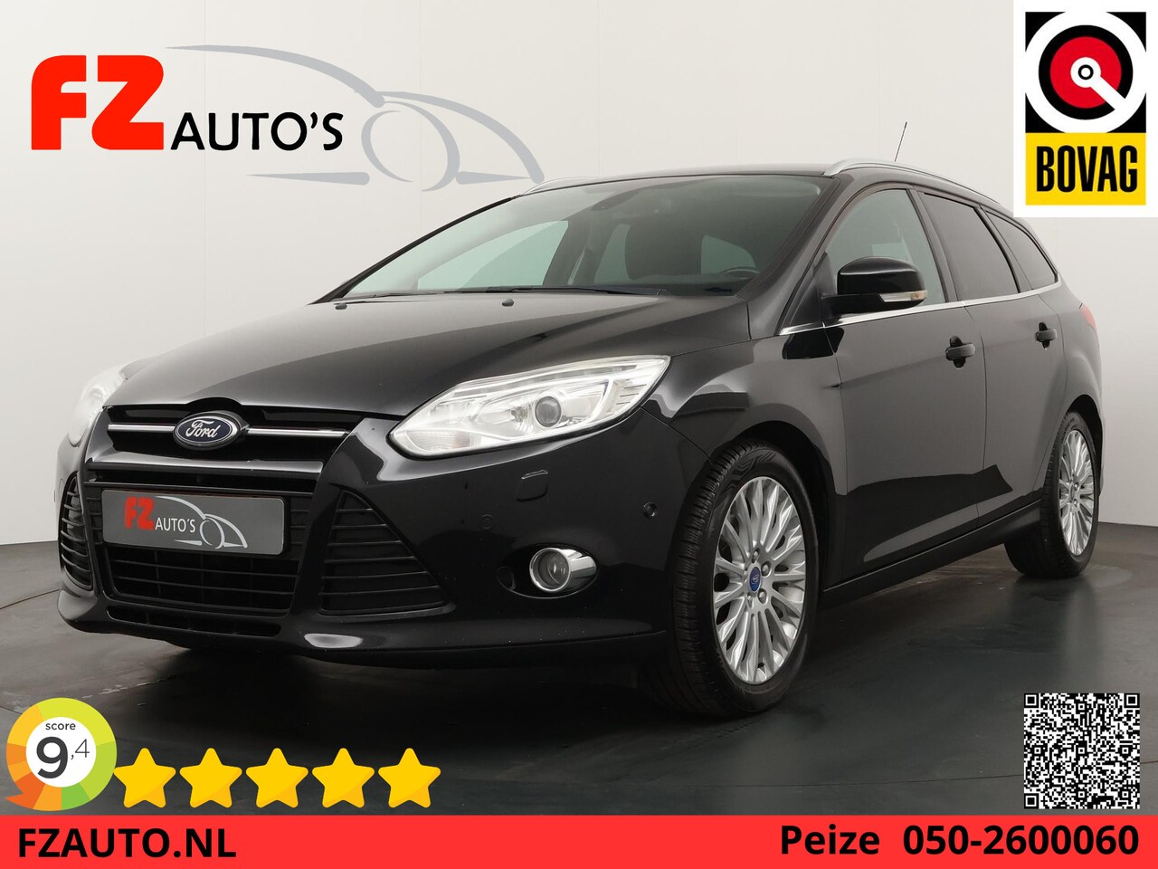 Ford Focus Wagon - 1.6 EcoBoost Lease Titanium | Trekhaak | Airco | Cruise Control | - AutoWereld.nl
