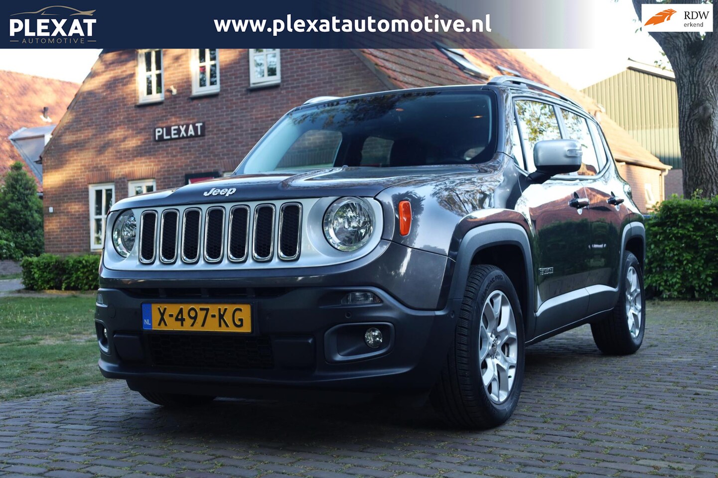 Jeep Renegade - 1.4 MultiAir Limited | Prachtstaat | Apple Car Play | Stoelverwarming | Climate | Historie - AutoWereld.nl